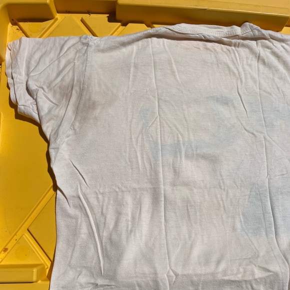 VTG Texas Tops single stitch ivory Bubba-n-Spot graphic tee sz L - Picture 10 of 11